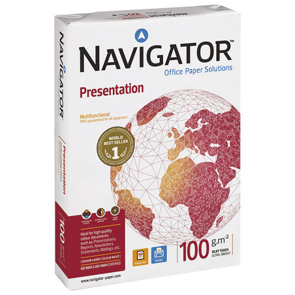 Papir ILK Navigator A4 A3 100g Presentation
