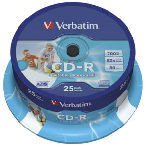 CD-R 700/80 52x spindl AZO printable
