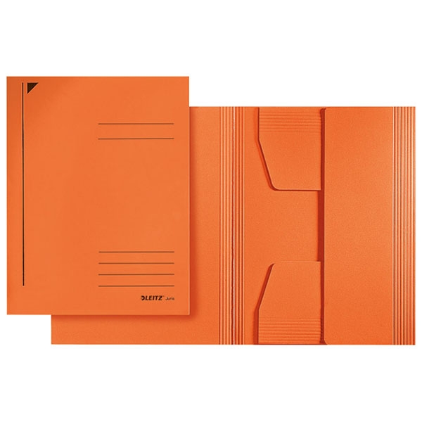 Fascikl karton A4 Juris Leitz narančasti