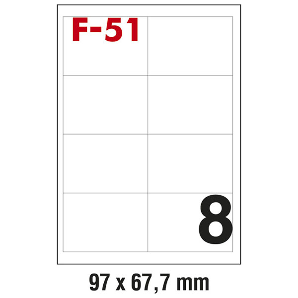 Etikete ILK 97x67,7mm pk100L Fornax F-51