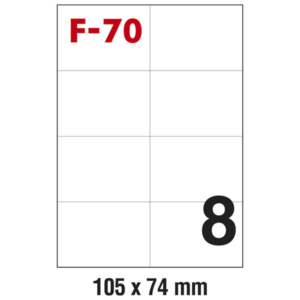 Etikete ILK pk100L Fornax F-70. ETIKETE